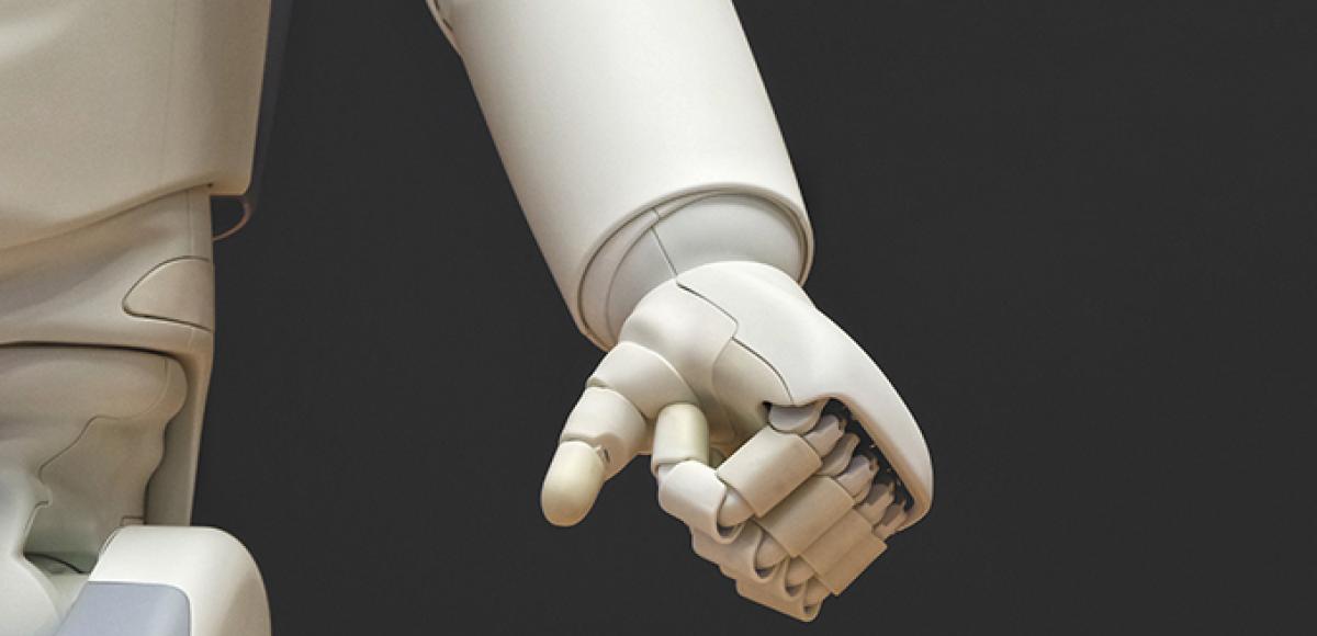 Robot Digital Twin hand white