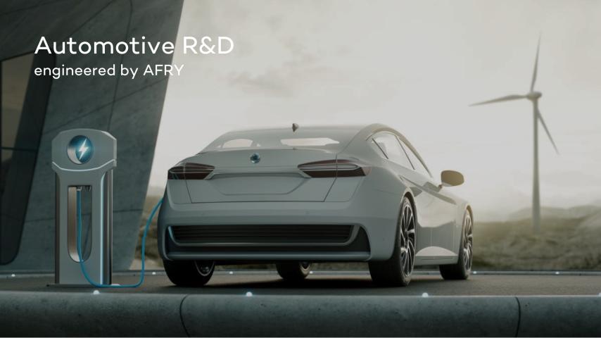 Automotive R&D - engineered by AFRY